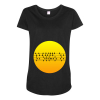 Sun And Birds Maternity Scoop Neck T-shirt | Artistshot