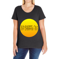 Sun And Birds Ladies Curvy T-shirt | Artistshot