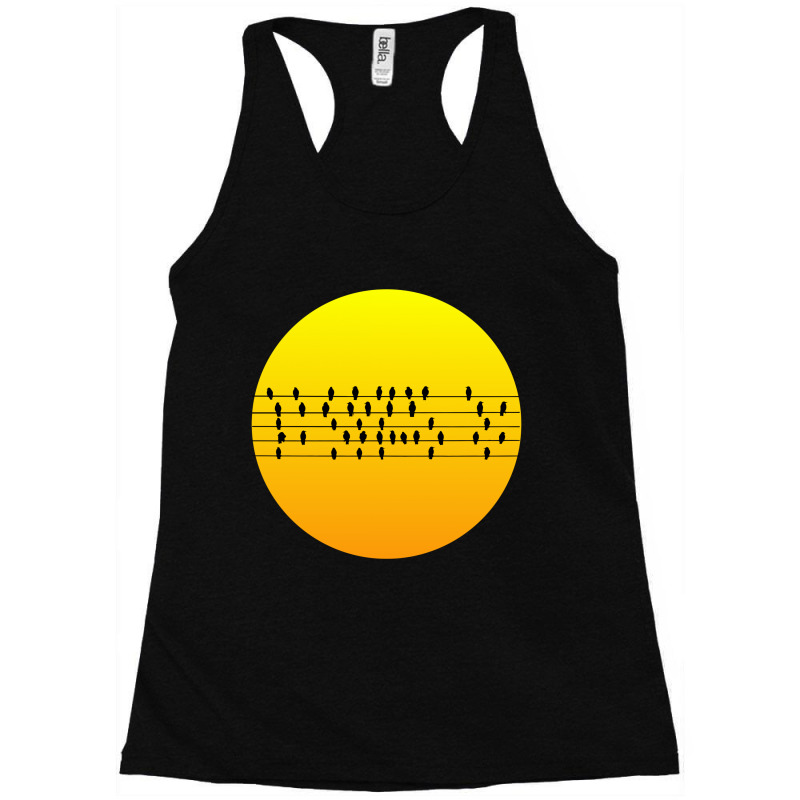 Sun And Birds Racerback Tank | Artistshot