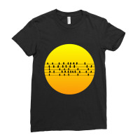 Sun And Birds Ladies Fitted T-shirt | Artistshot