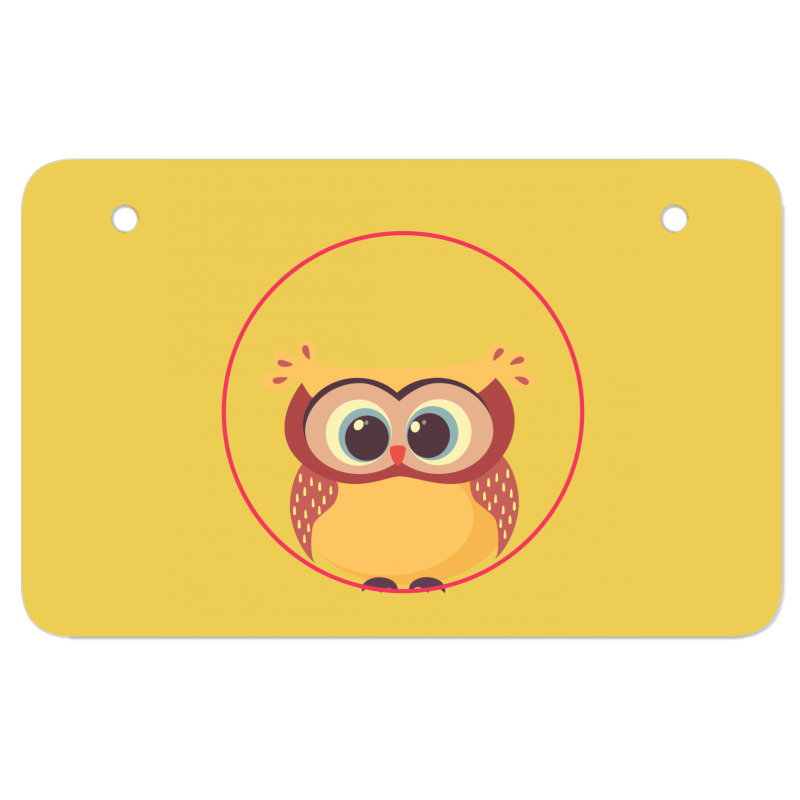 Owl Atv License Plate | Artistshot