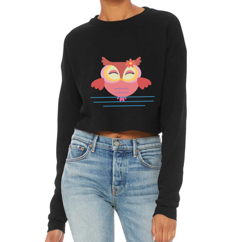 Owl Mom Cropped Sweater | Artistshot