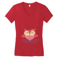 Owl Mom Women's V-neck T-shirt | Artistshot