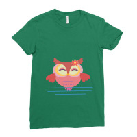 Owl Mom Ladies Fitted T-shirt | Artistshot