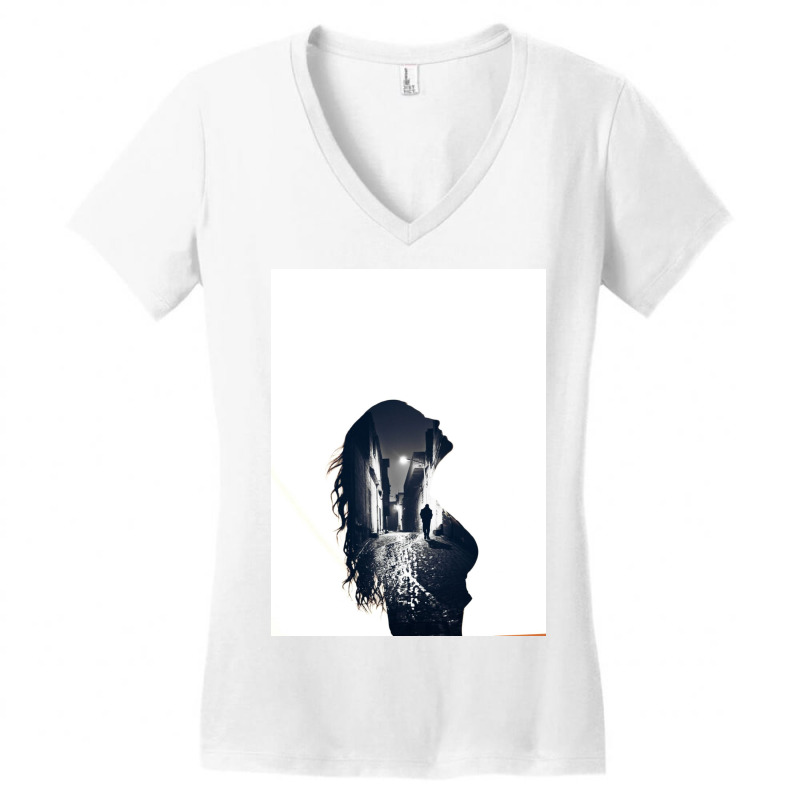 Girl Women's V-neck T-shirt | Artistshot