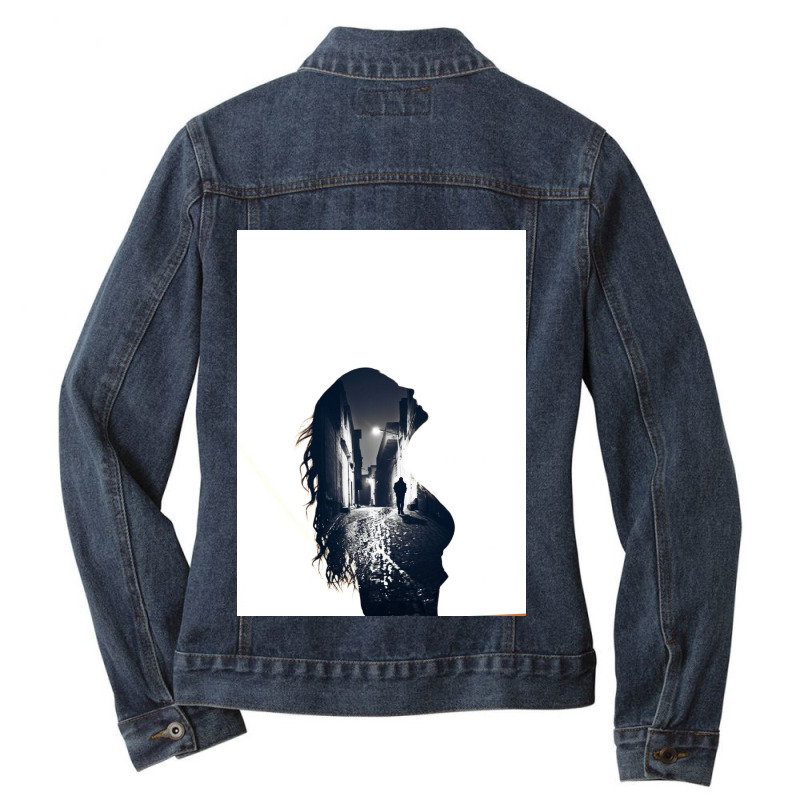 Girl Ladies Denim Jacket | Artistshot