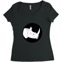 Rhino Women's Triblend Scoop T-shirt | Artistshot