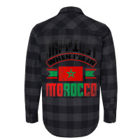 Morocco Moroccan Morocco Flag Happiest When Im In Flannel Shirt | Artistshot