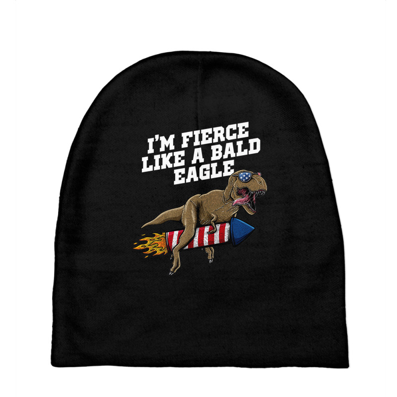 Im Fierce Like A Bald Eagle Proud American Honored Baby Beanies | Artistshot