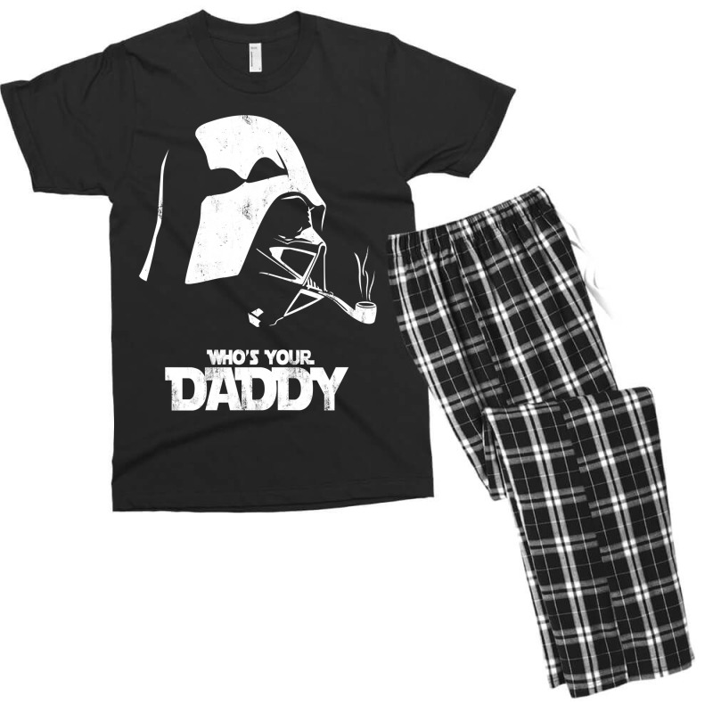 Who's Your Dad' New Slihouette Design Men's T-shirt Pajama Set | Artistshot