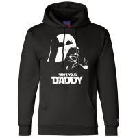 Who's Your Dad' New Slihouette Design Champion Hoodie | Artistshot