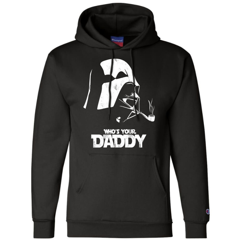 Who's Your Dad' New Slihouette Design Champion Hoodie | Artistshot