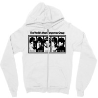 The Dangerous  Silhouette Design Zipper Hoodie | Artistshot