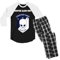 The Hunter Of Alien Unit Men's 3/4 Sleeve Pajama Set | Artistshot