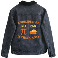 Limited Edition Funny Pi Day Match Teacher Geek Sc Unisex Sherpa-lined Denim Jacket | Artistshot