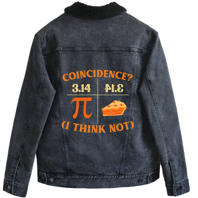 Limited Edition Funny Pi Day Match Teacher Geek Sc Unisex Sherpa-lined Denim Jacket | Artistshot