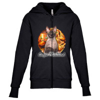 Latin Carpe Positivy Sunrise Youth Zipper Hoodie | Artistshot