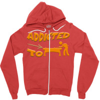 Addicted To Billiards, Pool Addict (1) Zipper Hoodie | Artistshot