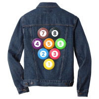 Billiard 8 Balls Men Denim Jacket | Artistshot