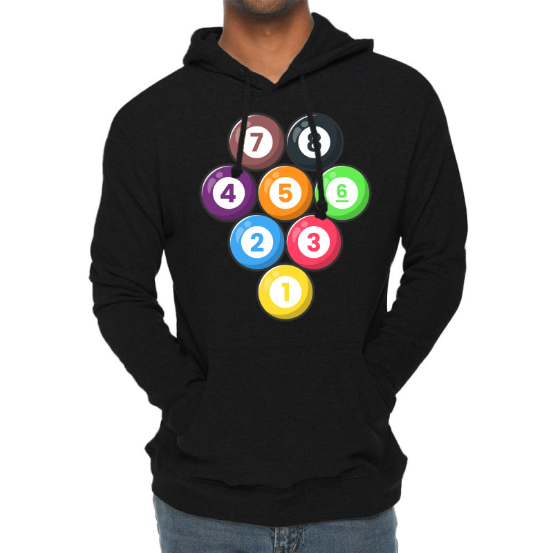 Billiard 8 Balls Lightweight Hoodie | Artistshot