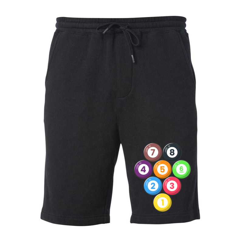 Billiard 8 Balls Fleece Short | Artistshot