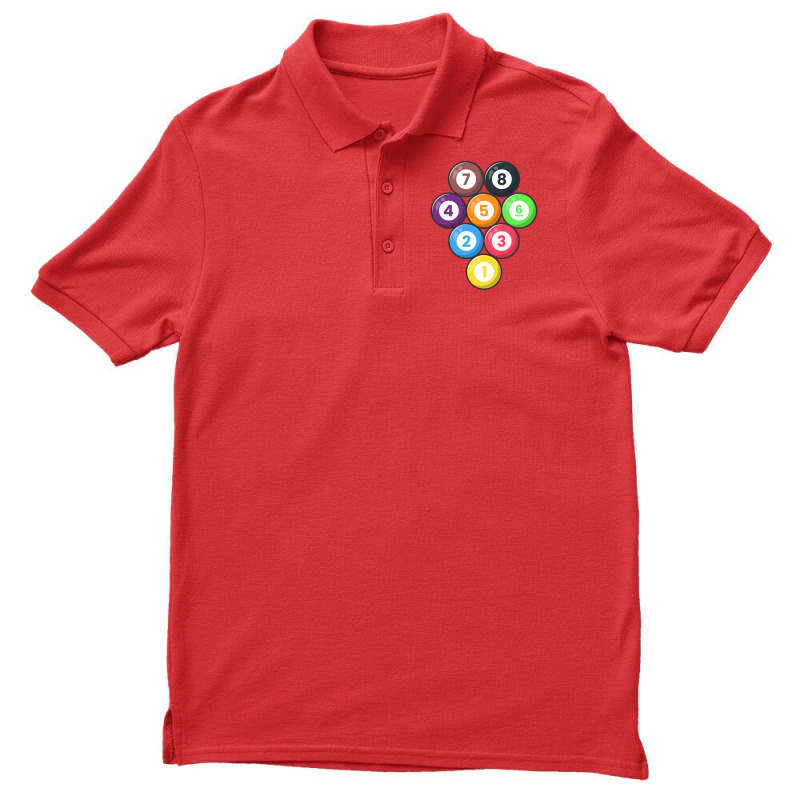 Billiard 8 Balls Men's Polo Shirt | Artistshot