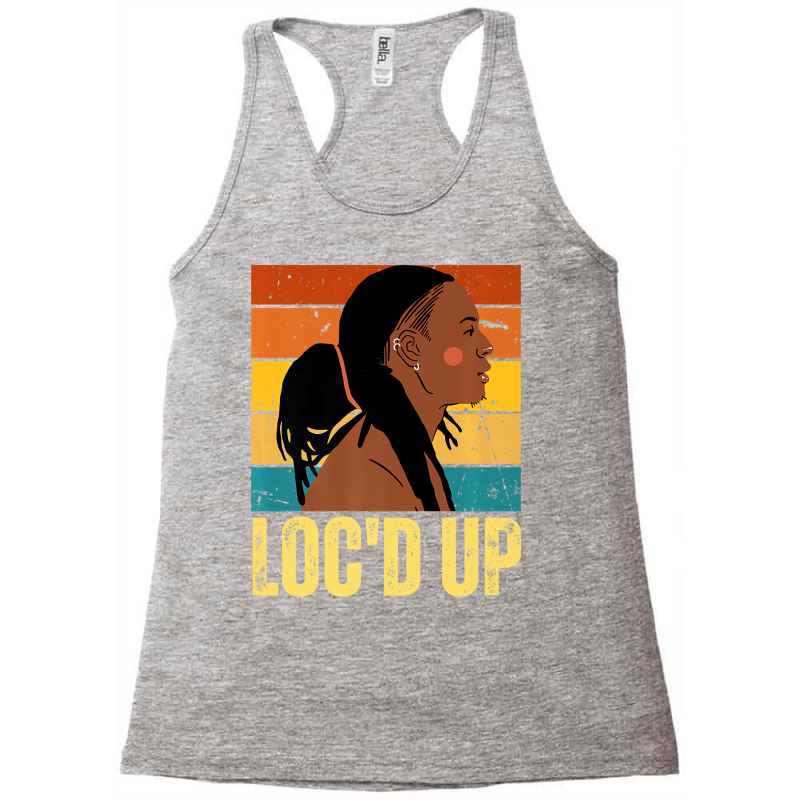 Loc'd Up Hair Black History Month African Melanin Racerback Tank by imelde | Artistshot