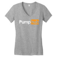 Pump Hub Funny Cute Adult Novelty Workout Gym Fitn Women's V-neck T-shirt | Artistshot