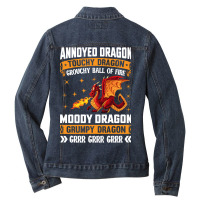 Hot Trend Funny Annoyed Grangon Ladies Denim Jacket | Artistshot