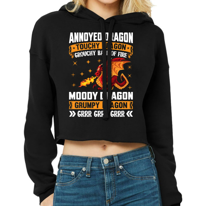 Hot Trend Funny Annoyed Grangon Cropped Hoodie by lethithu856 | Artistshot