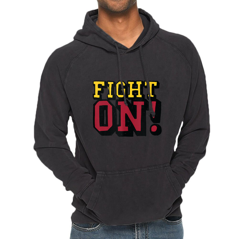 Trending Usc Gold Cardinal Cartoon Sketch Fight On Vintage Hoodie by stepheneingram6 | Artistshot