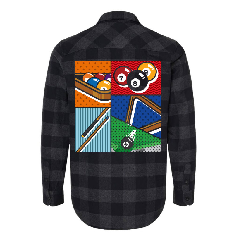 Billiard Balls Snooker Player Pool Billiard Pop Ar Flannel Shirt | Artistshot