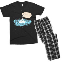 Cute Milky Way Galaxy In Space Science Premium T S Men's T-shirt Pajama Set | Artistshot