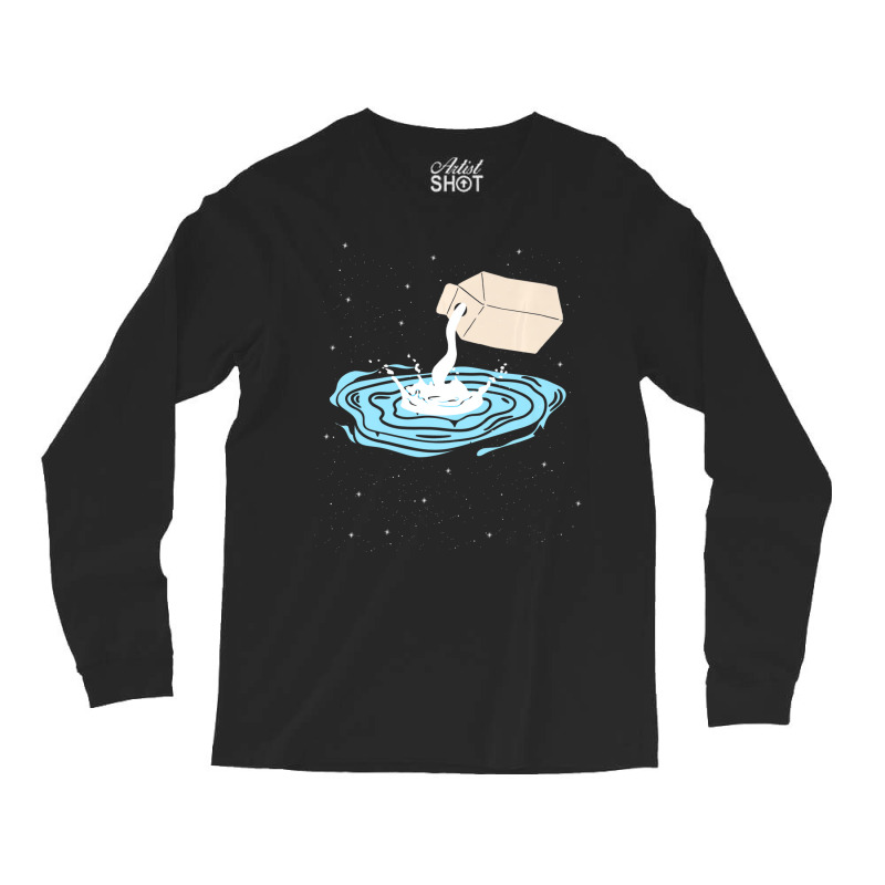 Cute Milky Way Galaxy In Space Science Premium T S Long Sleeve Shirts by wafaha | Artistshot