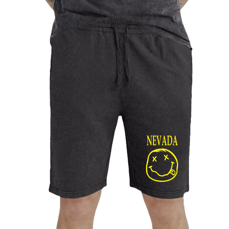 Smile Face Nevada Funny Vintage Short | Artistshot