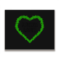 Limited Edition Gastroschisis Awareness Heart Supp Metal Print Horizontal | Artistshot