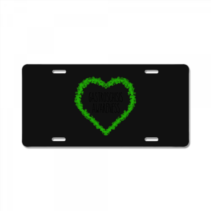 Limited Edition Gastroschisis Awareness Heart Supp License Plate | Artistshot