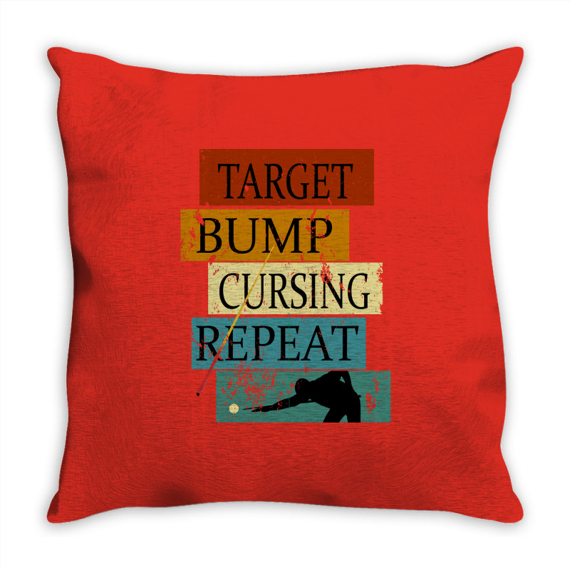 Billiards Game Throw Pillow | Artistshot