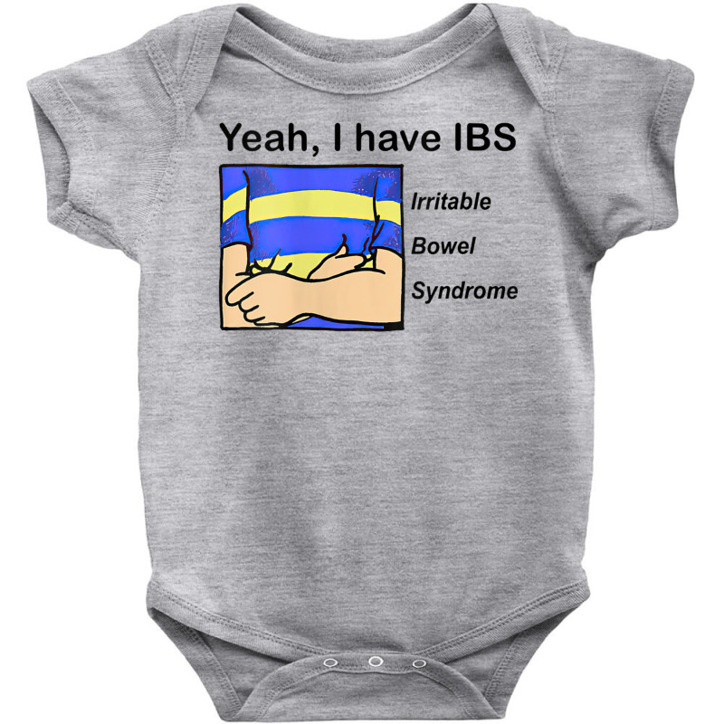 Womens Yeah I Have Ibs Irritable Bowel Syndrome V Baby Bodysuit by voutsro | Artistshot