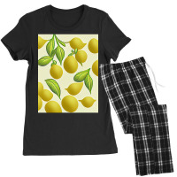 Hot Trend Lemon 2d Clip Art Pattern-1xsjz Women's Pajamas Set | Artistshot