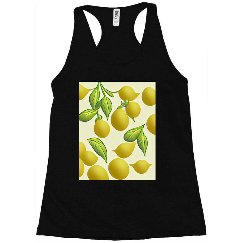 Hot Trend Lemon 2d Clip Art Pattern-1xsjz Racerback Tank | Artistshot