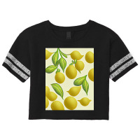 Hot Trend Lemon 2d Clip Art Pattern-1xsjz Scorecard Crop Tee | Artistshot