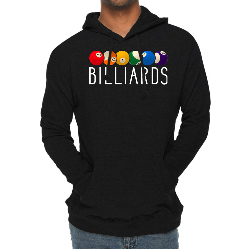 Billiards Balls Pool Player Lightweight Hoodie | Artistshot