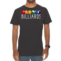 Billiards Balls Pool Player Vintage T-shirt | Artistshot