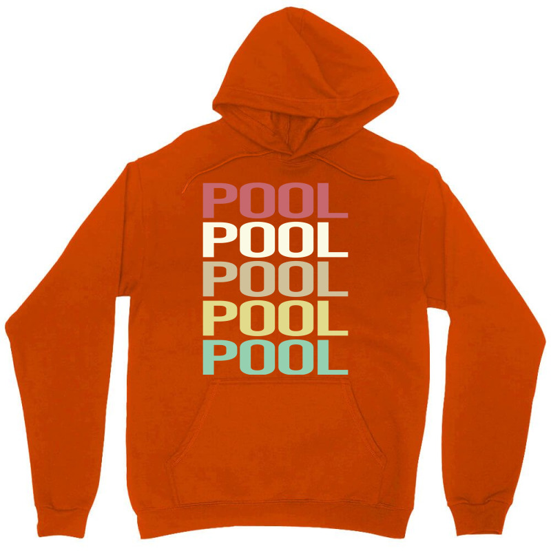 Colorful Text Pool Unisex Hoodie | Artistshot