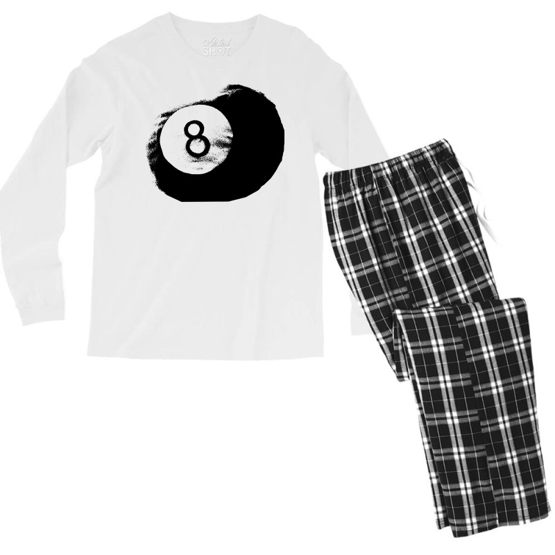 8 Ball (1) Men's Long Sleeve Pajama Set | Artistshot