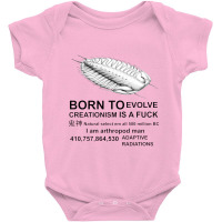 Born To Evolve Creationism Baby Bodysuit | Artistshot