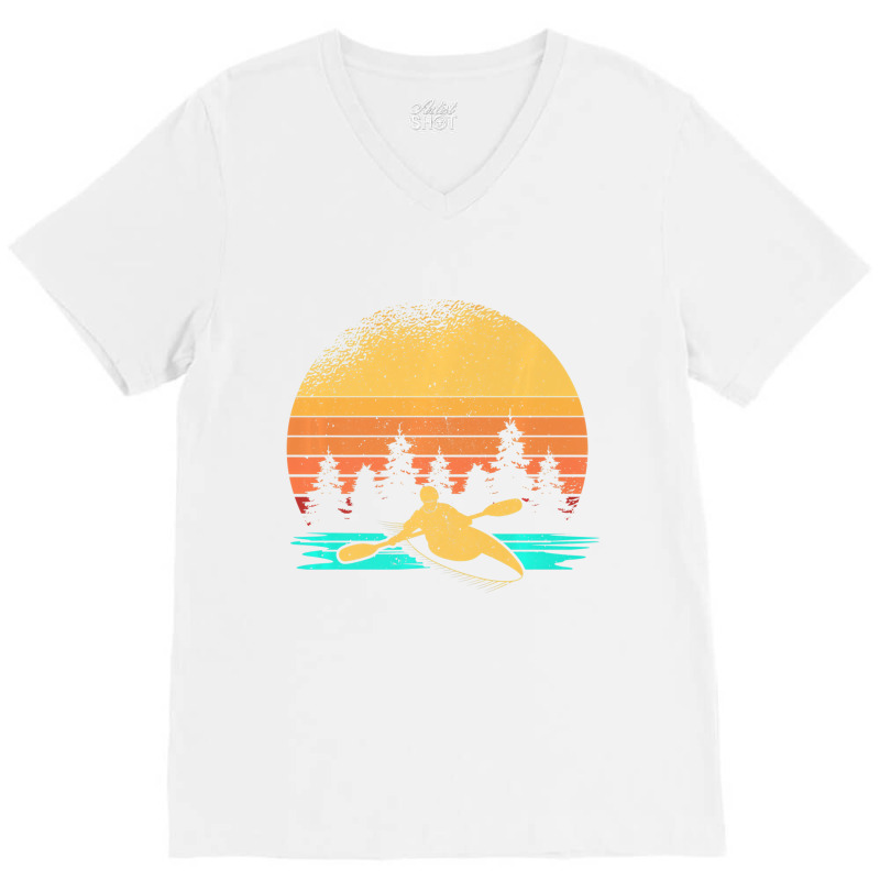 Vintage Lake And Canoe Premium T Shirt V-neck Tee | Artistshot