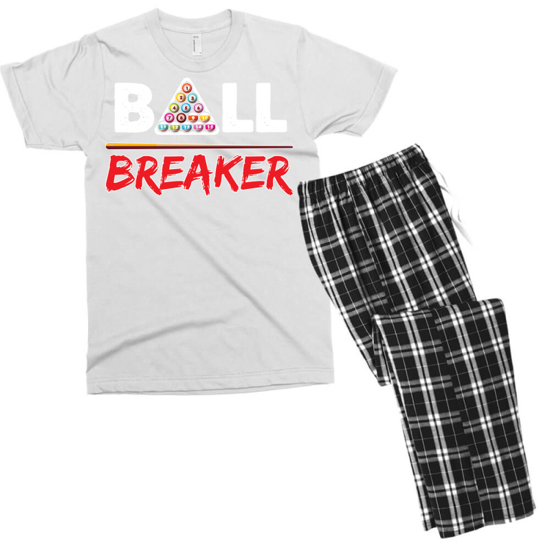 Billiards Ball Breaker Pool Player Design (1) Men's T-shirt Pajama Set | Artistshot