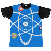 Billiard Balls Atom Graphic T-shirt | Artistshot